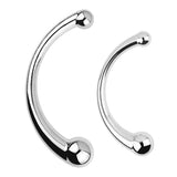 8 Inch C-Shape Stainless Steel Butt Plug