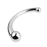 8 Inch C-Shape Stainless Steel Butt Plug