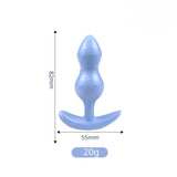 Cute 5-inch silicone butt plug collection featuring soft pastel color tones