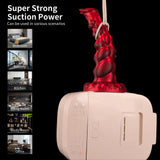Large 12-inch multi-bulbous silicone fantasy toy with intricate dragon-inspired ridges