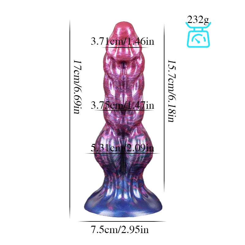 Vibrant 6-inch dragon dildos featuring ergonomic bulbous designs and flared stabilizing bases