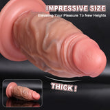 9 Inch Flesh Extra Thick Flesh Silicone Huge Realistic Dildo