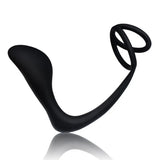 Close-up view of two matte black, anatomical support aids with loop handles