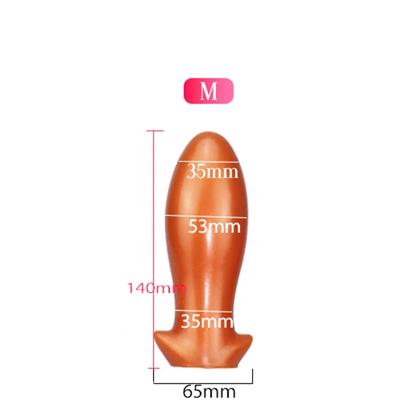 9 Inch Dragon Egg Silicone Butt Plug